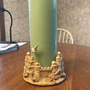 Beach candle holder